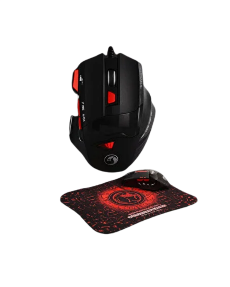 Işıklı Oyuncu Mouse ve Mousepad Seti Ergonomik Tasarım ve RGB Aydınlatma - Lisinya