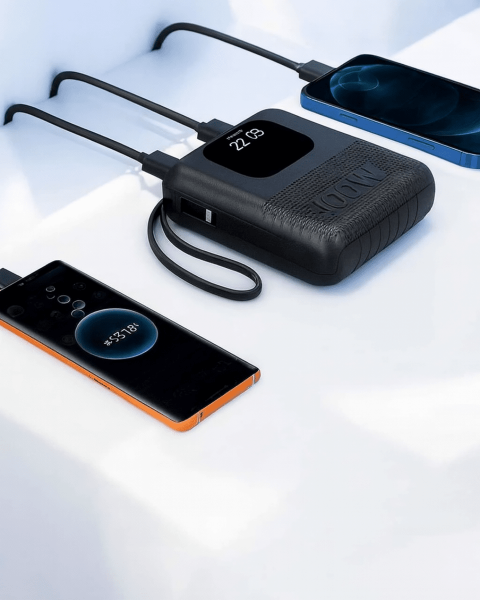 Su Geçirmez 10000 mAh Powerbank ve Akıllı Saat Özellikli Taşınabilir Şarj