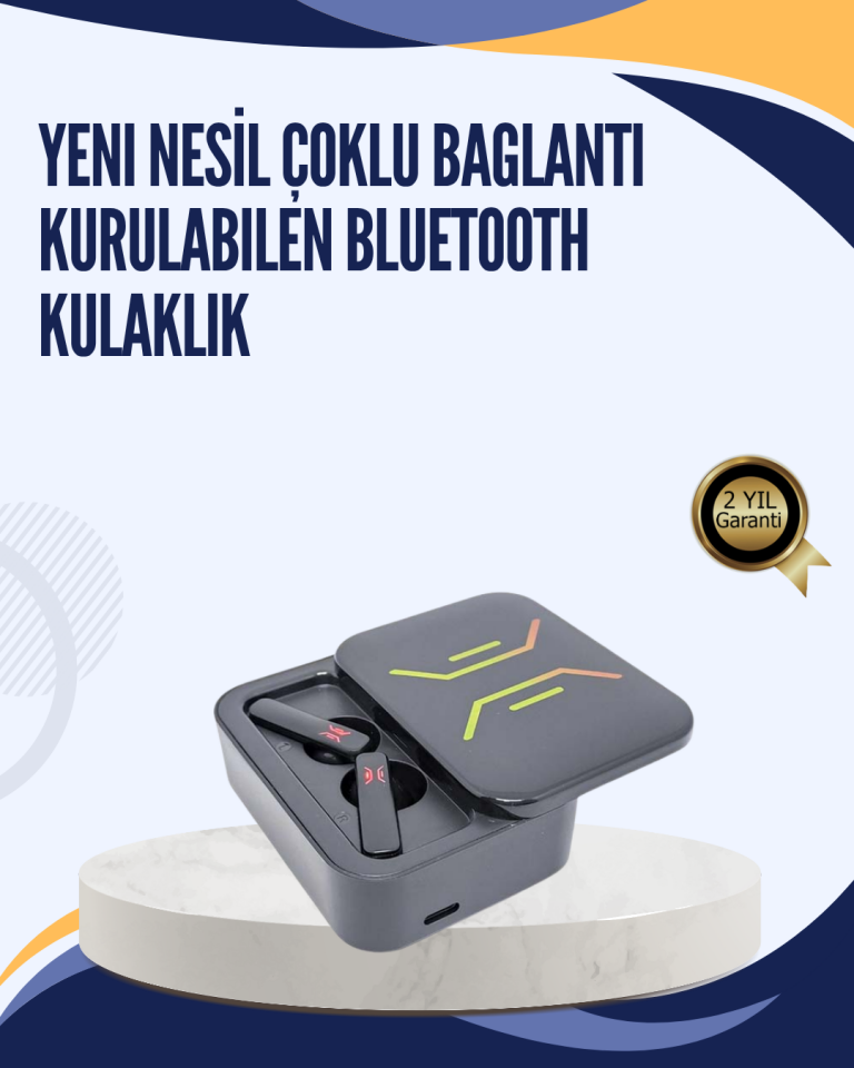 Bluetooth V5.0 TWS Kulaklık – 3 Saat Kesintisiz Kullanım - Lisinya