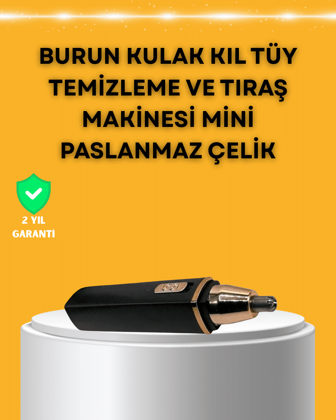 USB Şarjlı Sessiz Burun ve Kulak Kılı Temizleme Cihazı - Lisinya