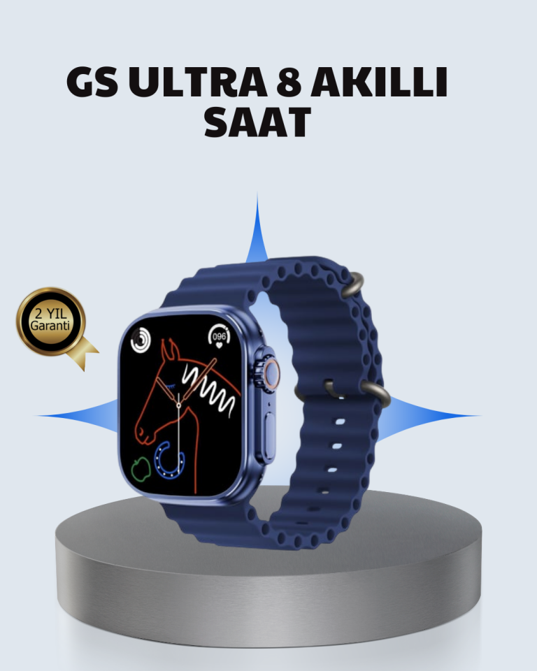 Akıllı Saat Ultra  2.05 IPS Ekran Bluetooth Aramalı Spor Modlu - Lisinya