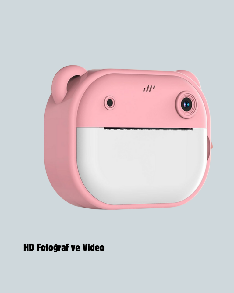 Anında Baskı Özellikli Şipşak Kamera 24MP HD Çift Lensli ve 32GB Hafızalı