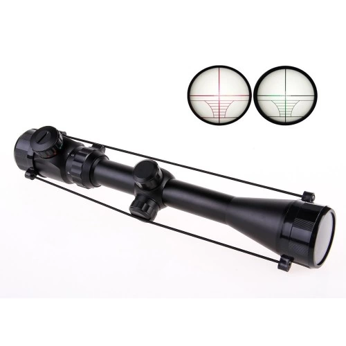 3-9x40  Zoomlu Çıft Işıklı Av Tüfeği Dürbünü  Montaj Kelepçeli ( Lisinya )