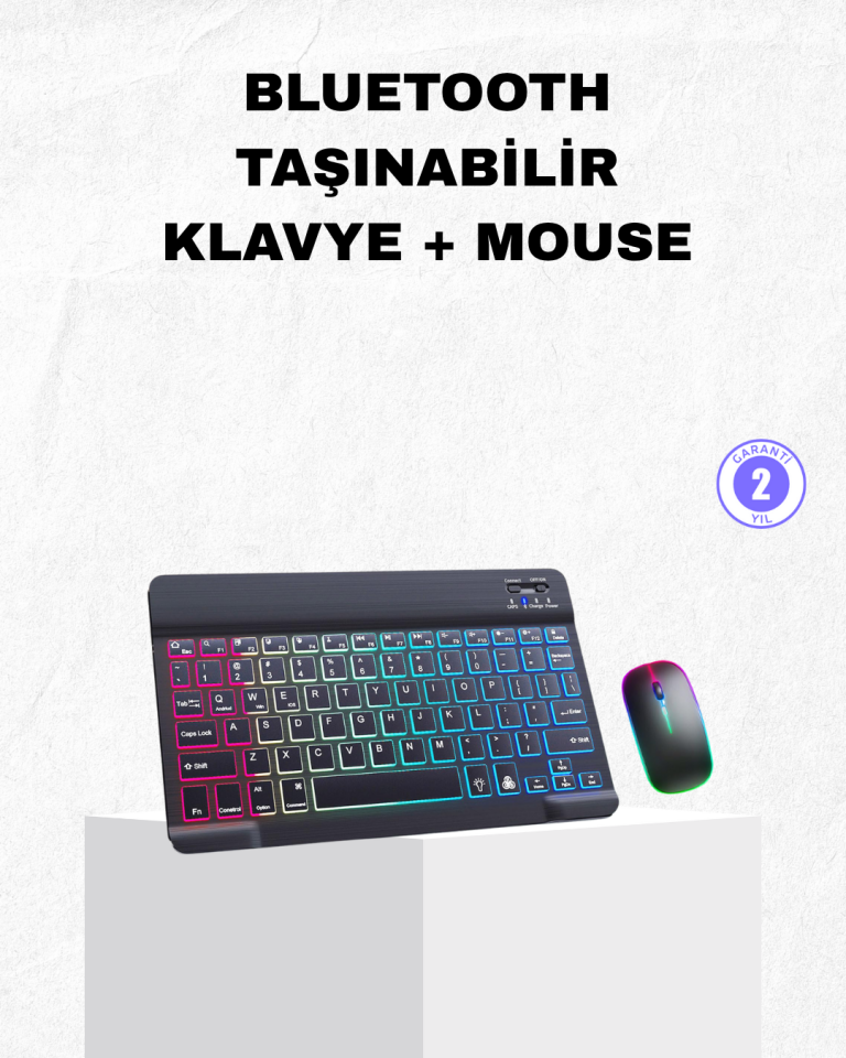 RGB Aydınlatmalı Q Klavye Türkçe Karakter Destekli - Lisinya