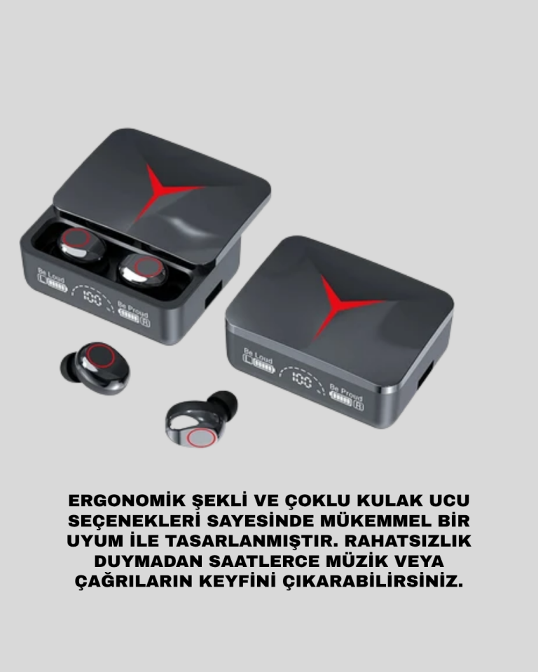 IPX6 Suya Dayanıklı Kablosuz Kulaklık – Hafif ve Taşınabilir Tasarım - Lisinya