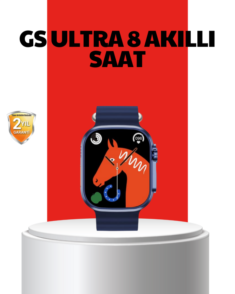 Akıllı Saat 360 mAh Çoklu Spor Modlu Lacivert Siyah Kordon - Lisinya