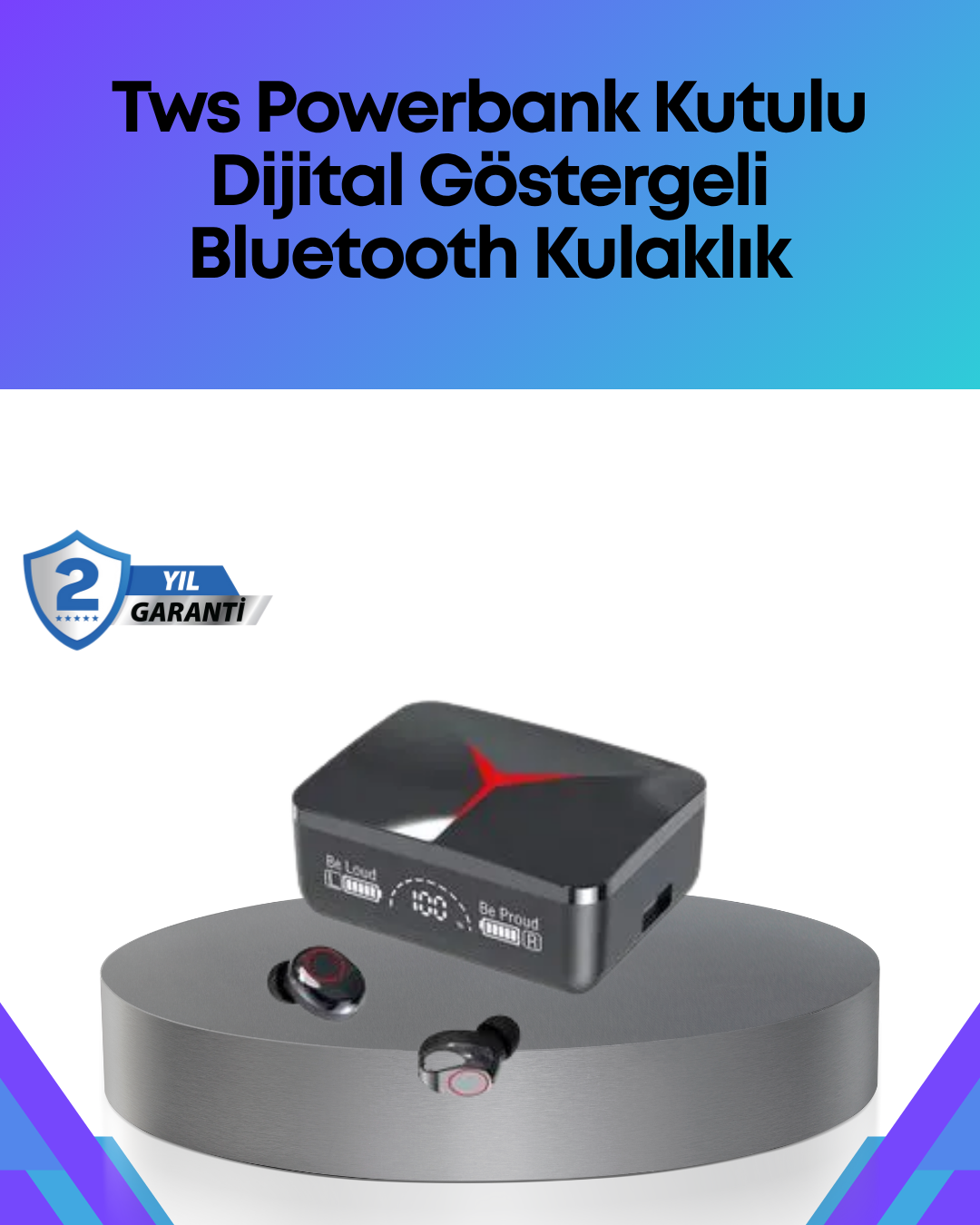 Uzun Pil Ömürlü Bluetooth Kulaklık – Spor ve Günlük Kullanım İçin Uygun - Lisinya