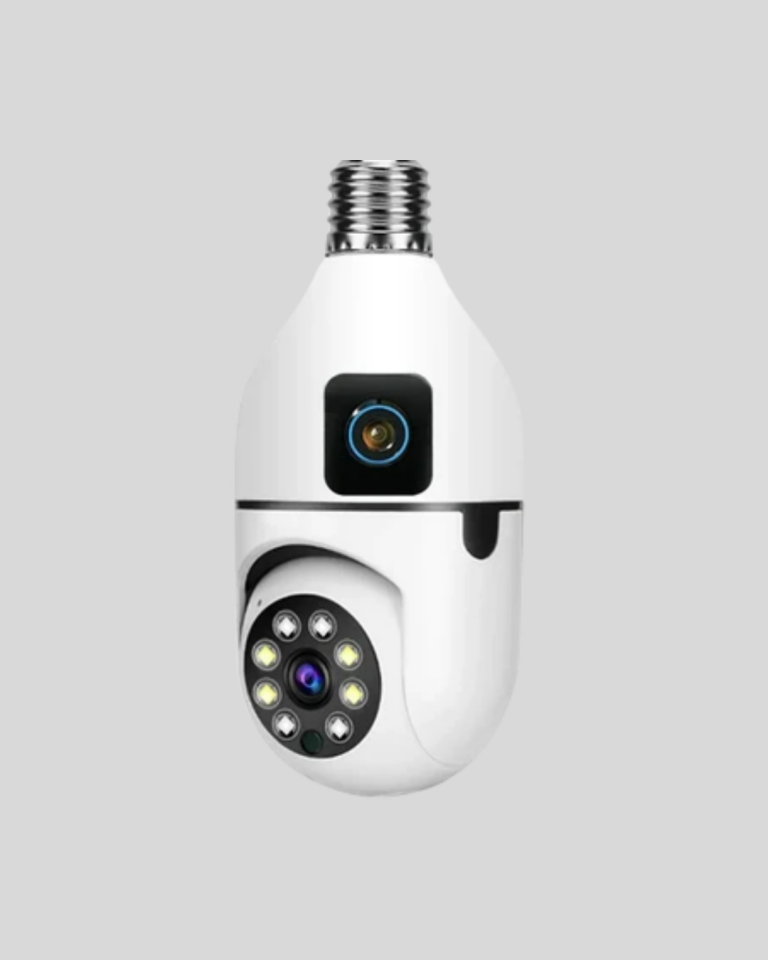 1080P WiFi Ampul Kamera Uzaktan Erişimli Hareket Sensörlü Gece Görüşlü - Lisinya