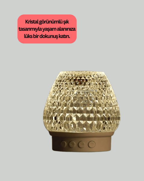 Dokunmatik Işıklı Kablosuz Bluetooth Hoparlör 5W