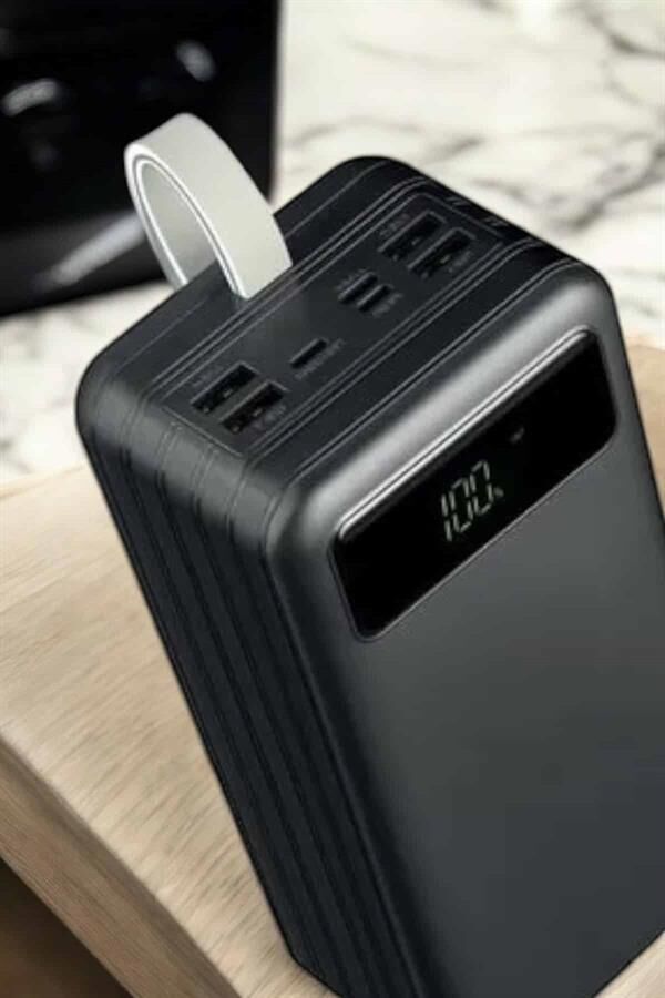 Powerbank 60.000 MAH 4 Portlu Uzun Şarj Süreli Dijital Göstergeli - Lisinya