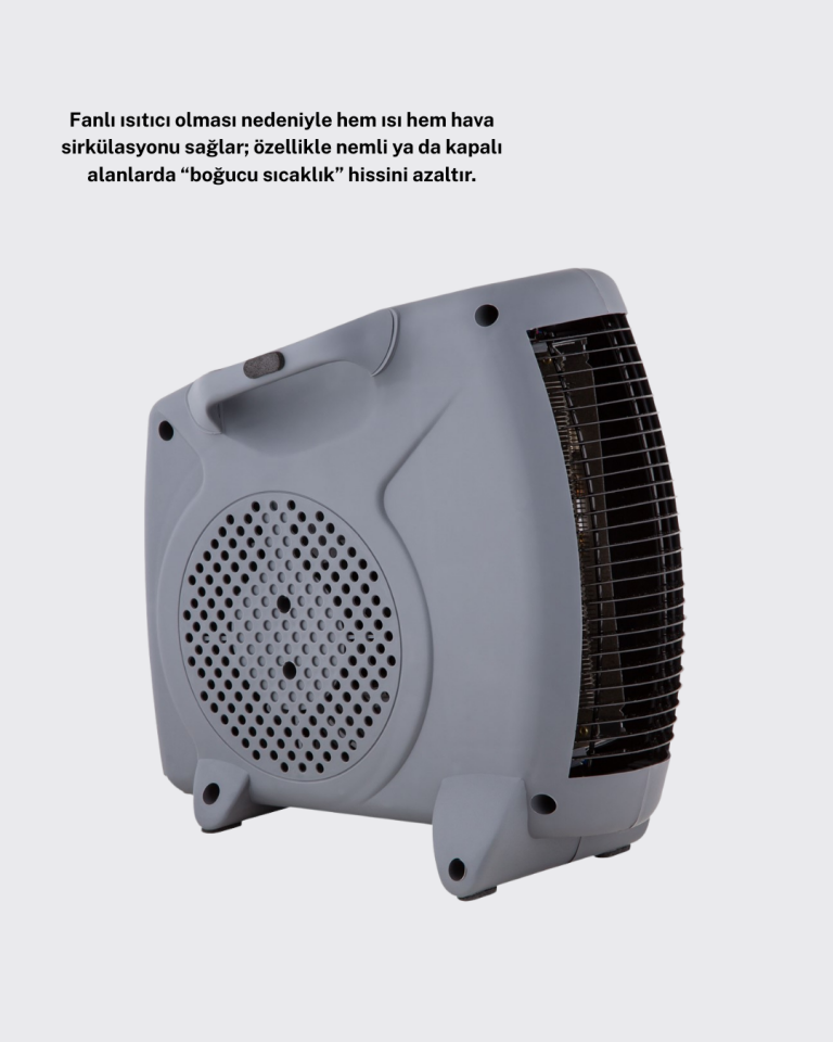 Güvenli Elektrikli Fanlı Isıtıcı Termostatlı Hızlı Isıtma - Lisinya