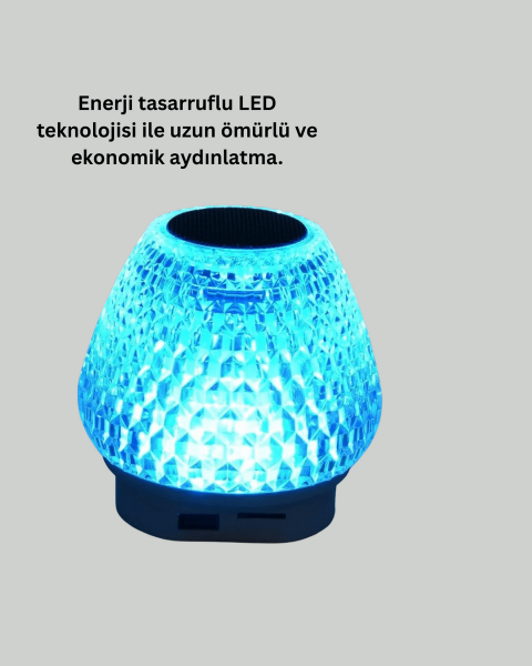 15 Metre Çekim Mesafeli Şarjlı Işıklı Hoparlör