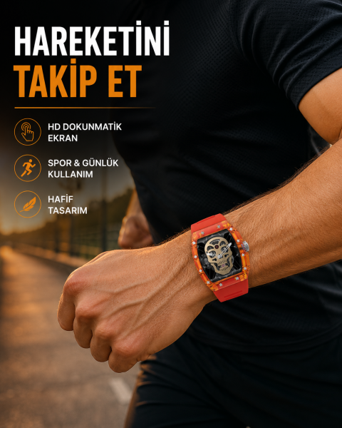 IP67 Suya Dayanıklı Akıllı Saat Uzun Pil Ömürlü Yeni Nesil - Lisinya