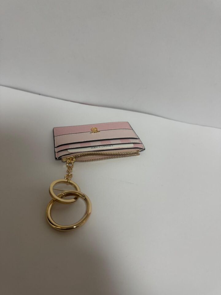 Kadın Fermuarlı Kartlık Pudra Yan Cüzdan