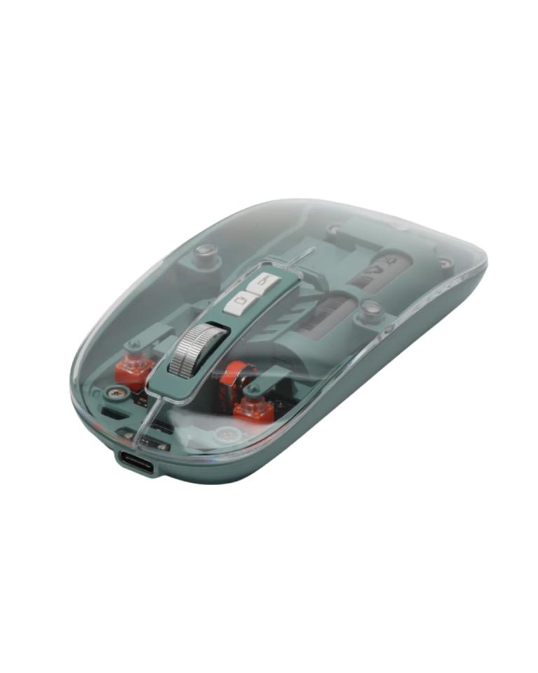 Şeffaf Tasarımlı Bluetooth Kablosuz Mouse Pilli Kullanım - Lisinya