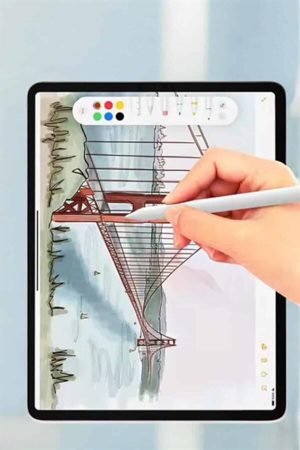 Tablet Kalemi iOS Android Windows Uyumlu Yedek Uçlu Universal Çizim Kalemi - Lisinya