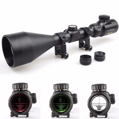 3-9x56eg  Dürbünü çift Işık Kırmızı,yeşil Kaynaklı Zoomlu ( Lisinya )