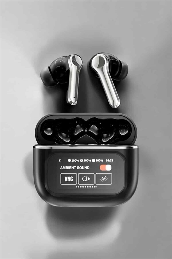 Yeni Nesil Bluetooth Kulaklık Ekranlı Yüksek Ses Kaliteli Uzun Şarj Süreli - Lisinya