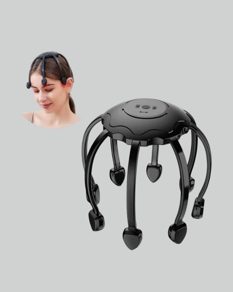 Taşınabilir Kafa Masaj Cihazı Eller Serbest 360° Profesyonel Masaj