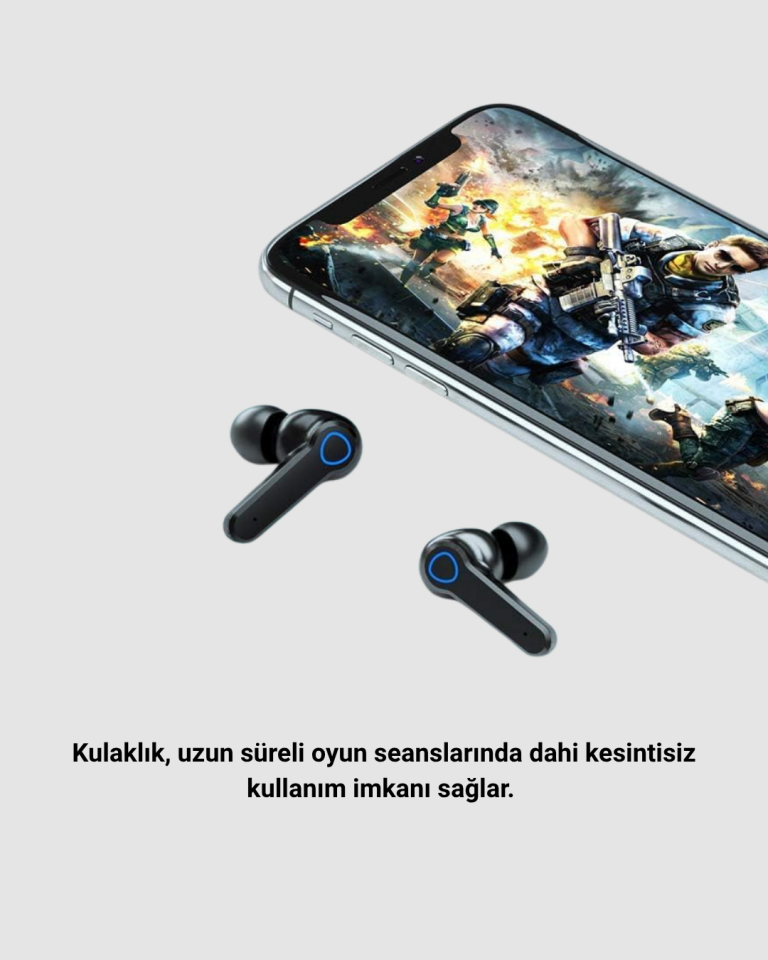 YamanHobi M19 Bluetooth 5.3 Kulaklık Powerbank Özellikli LED Göstergeli Siyah