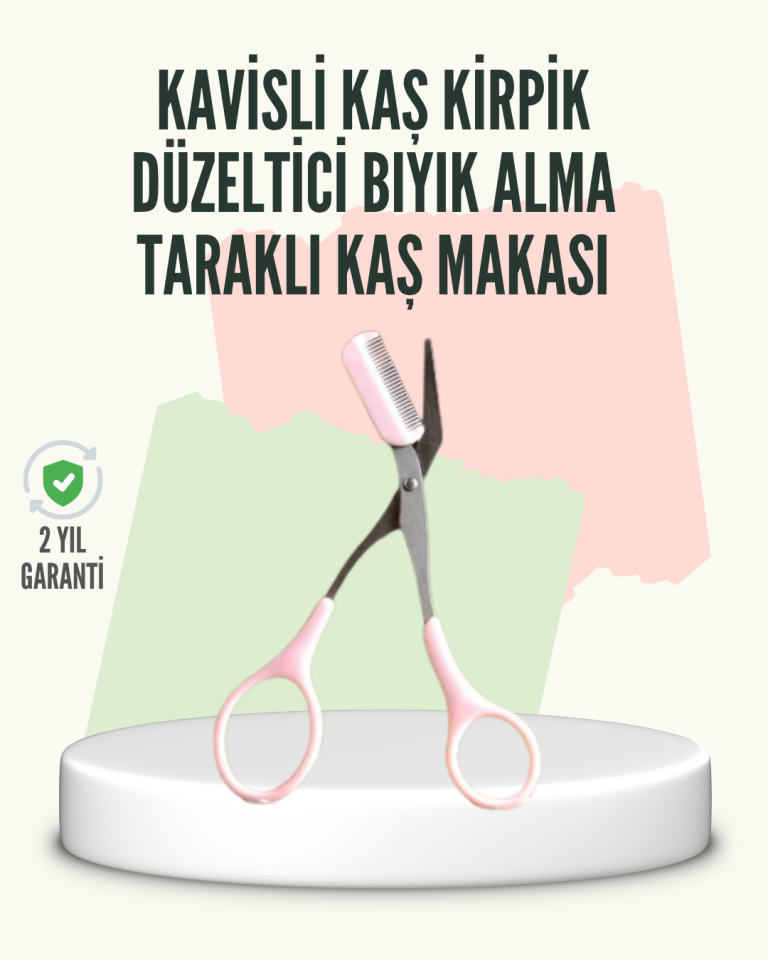 İnce Uçlu Çok Amaçlı Kaş Makası - Lisinya