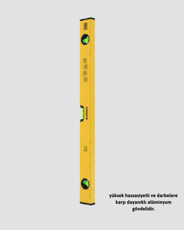 600 mm Su Terazisi Sarı Dayanıklı Gövde Hassas Ölçüm - Lisinya
