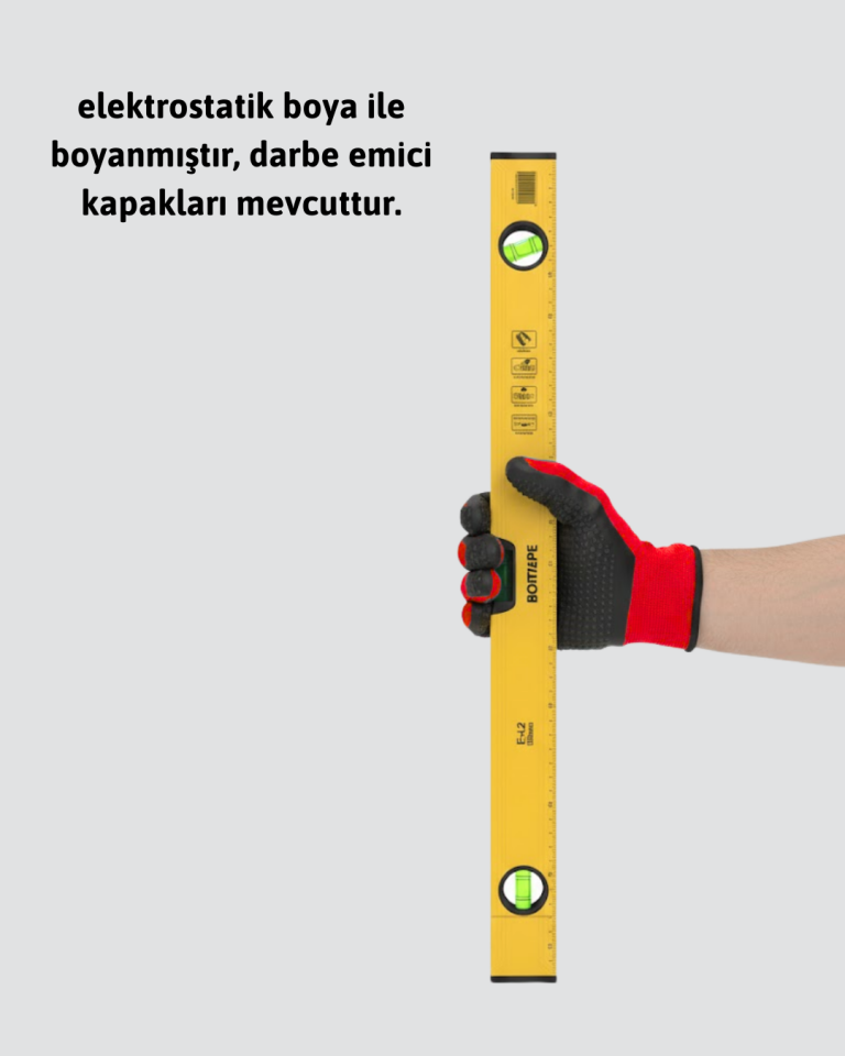 600 mm Su Terazisi Sarı Dayanıklı Gövde Hassas Ölçüm - Lisinya