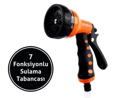 Otomatik 7 Fonksiyonlu Su Atabilen Sulama Tabancası Bahçe-oto ( Lisinya )