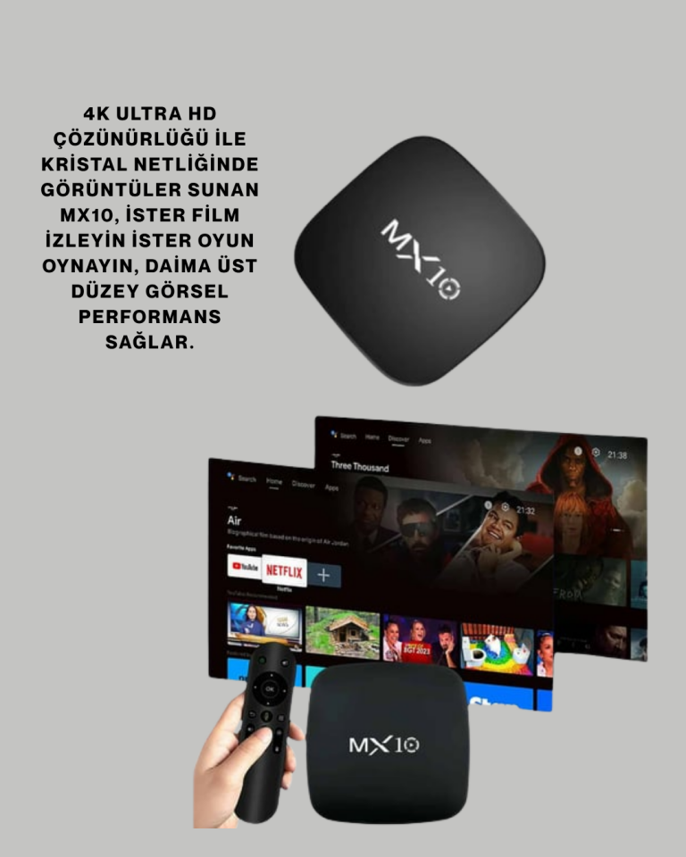2 GB RAM 8 GB Hafıza 4K Video Destekli Android Medya Cihazı - Lisinya