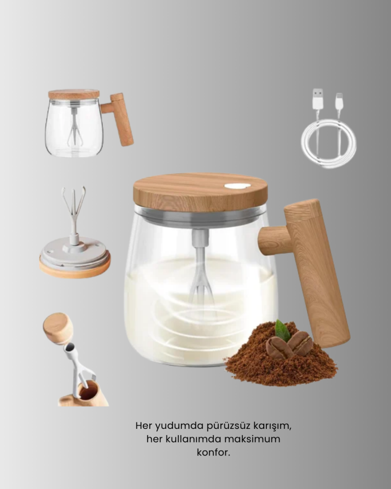 Akıllı Isıtmalı Karıştırıcı Kupa - Lisinya