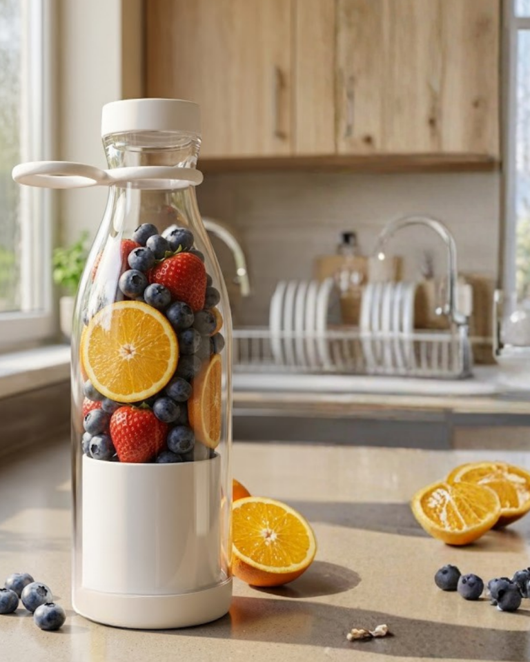 Taşınabilir Blender 380 ml USB Şarjlı Meyve ve Smoothie Hazırlayıcı - Lisinya