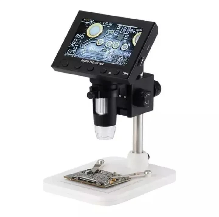 - 1000X 2.0MP USB dijital elektronik mikroskop 8 LCD ekran VGA büyüteç Dm4-s ( Lisinya )