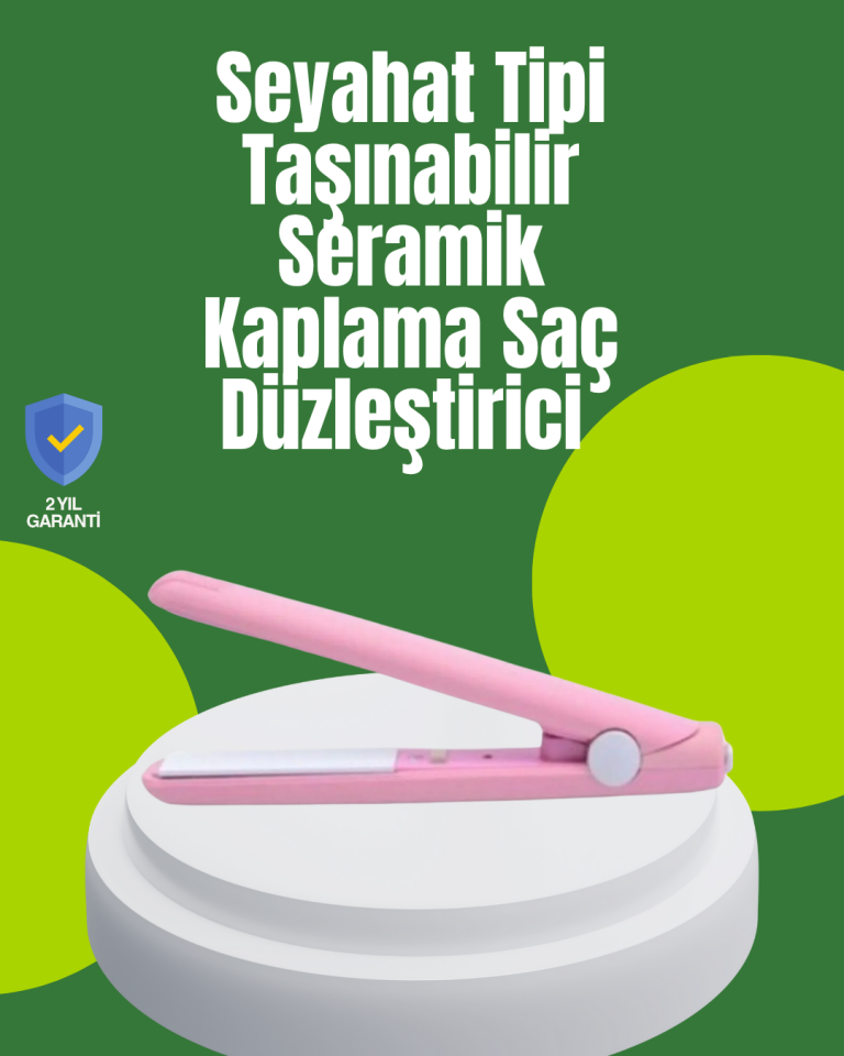 Yüzer Plakalı Kompakt Bukle Maşası – Elastik Tutuculu, Saç Dostu Profesyonel Tasarım - Lisinya