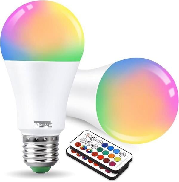 Led Ampul Enerji Dostu RGB Işıklı 100W Led Işık - Lisinya
