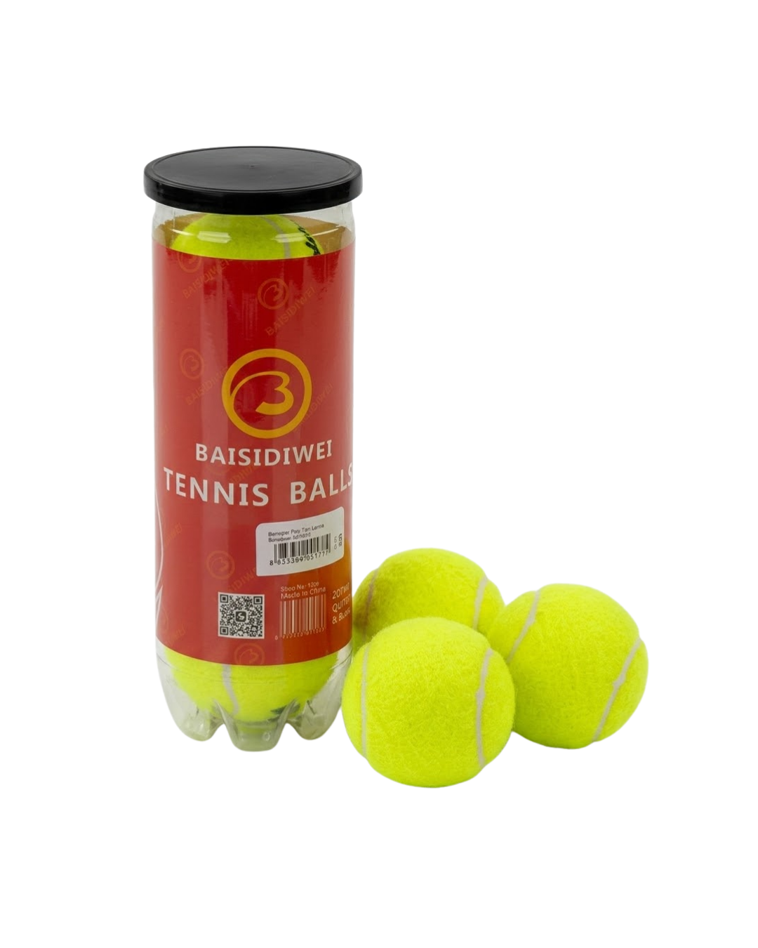 Tenis Topu 3’lü Set Dayanıklı Antrenman ve Maç Topları - Lisinya