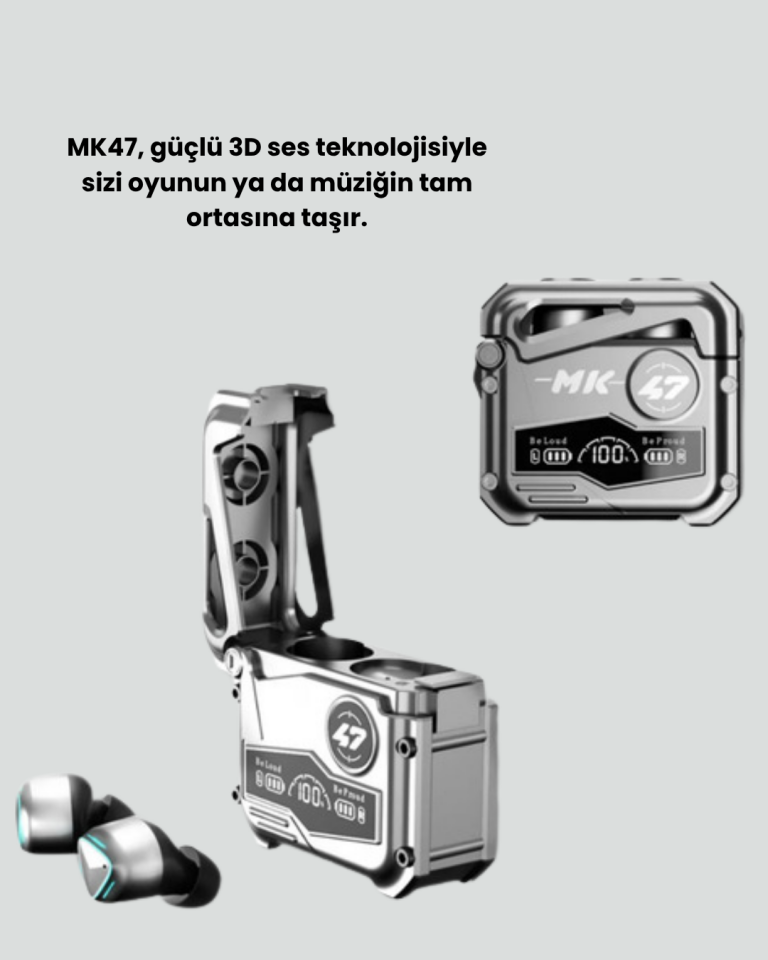 Kablosuz Kulaklık – 3D Ses ve Gürültü Engelleme - Lisinya