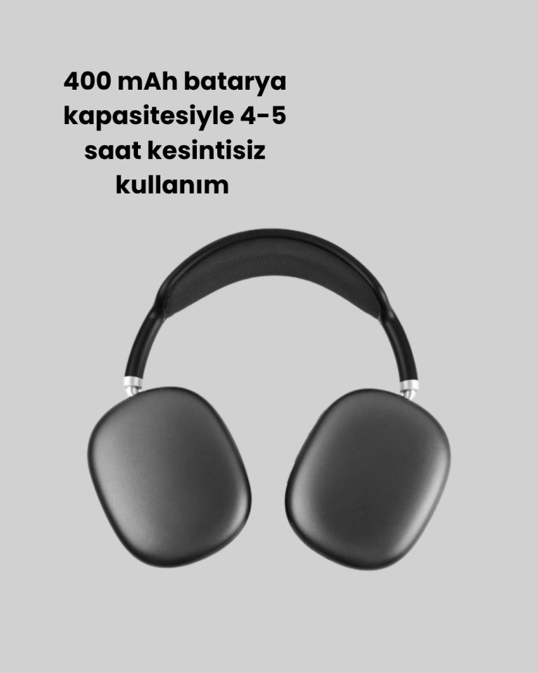 Katlanabilir Kablosuz Kulaklık | Yüksek Ses Kalitesi, 10 Metre Bağlantı Menzili - Lisinya