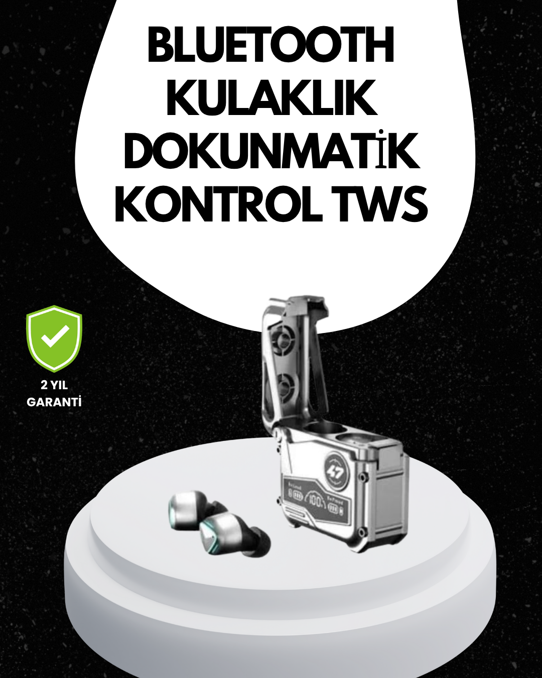 Suya Dayanıklı Kulak İçi Kablosuz Kulaklık – Ergonomik Tasarım ve Yüksek Pil Performansı - Lisinya