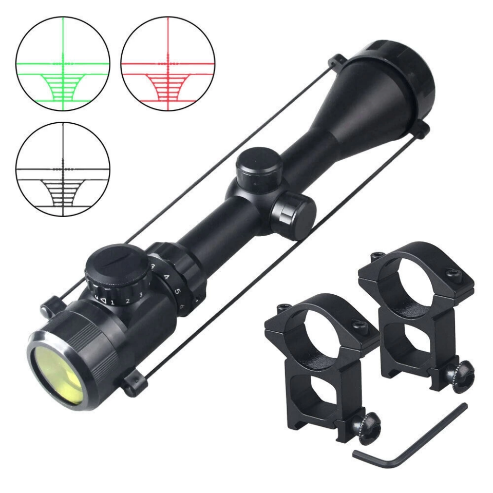 3-9x50 Zoomlu Keskin Nişancı  Dürbünü Kırmızı, yeşil Işık  çelik Gövde ( Lisinya )
