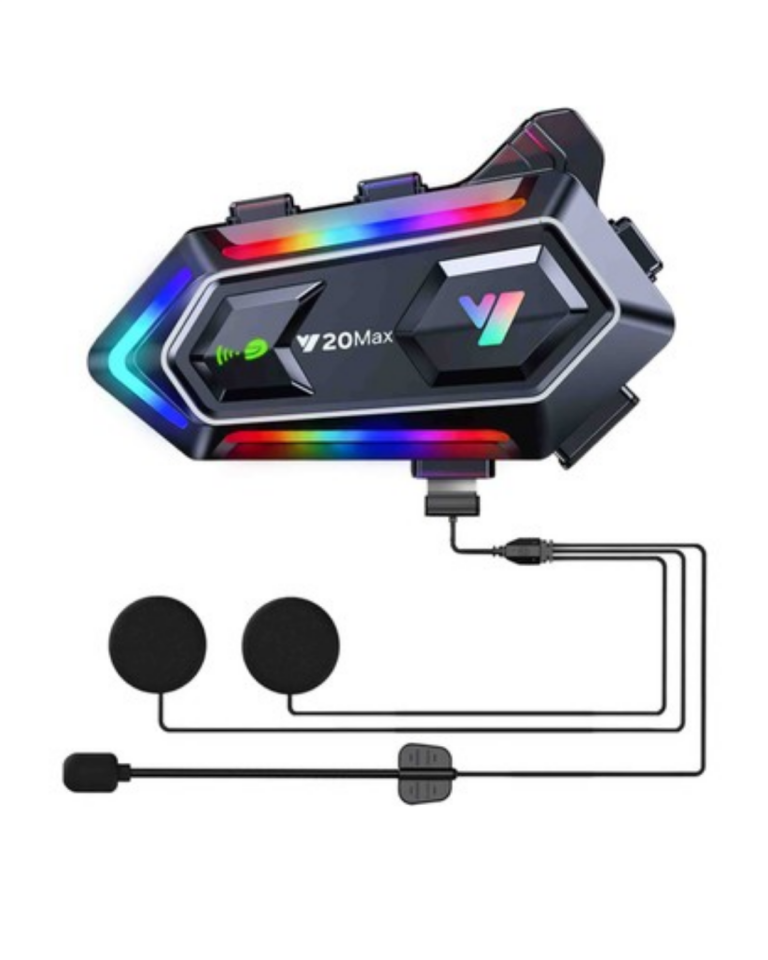 Çift Telefon Destekli Motosiklet Kask Bluetooth Kulaklık - Lisinya