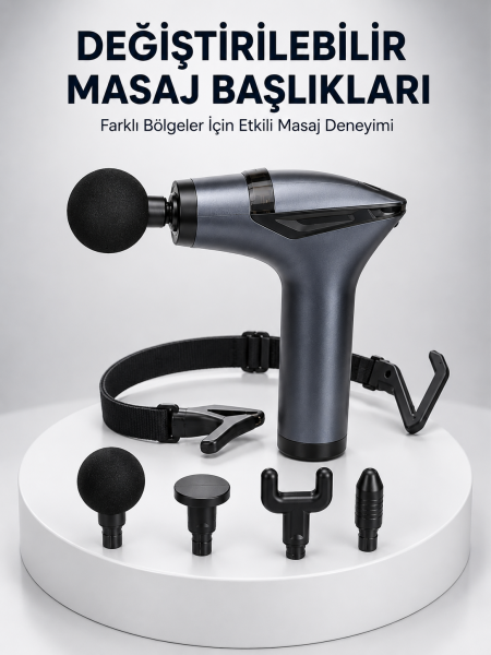 AKTÜEL 3in1 Taşınabilir Şarjlı Titreşimli Masaj Cihazı Çok Fonksiyonlu Yeni Nesil - Lisinya