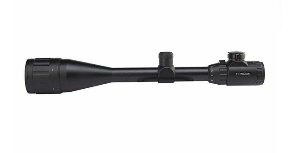 6-24x50 Aoe  Dürbünü çift Işık Kırmızı,yeşil Kaynaklı Zoomlu ( Lisinya )