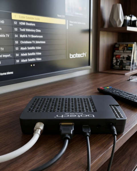 HDMI ve USB Girişli Full HD Uydu Alıcısı EPG Destekli Pratik Kullanım