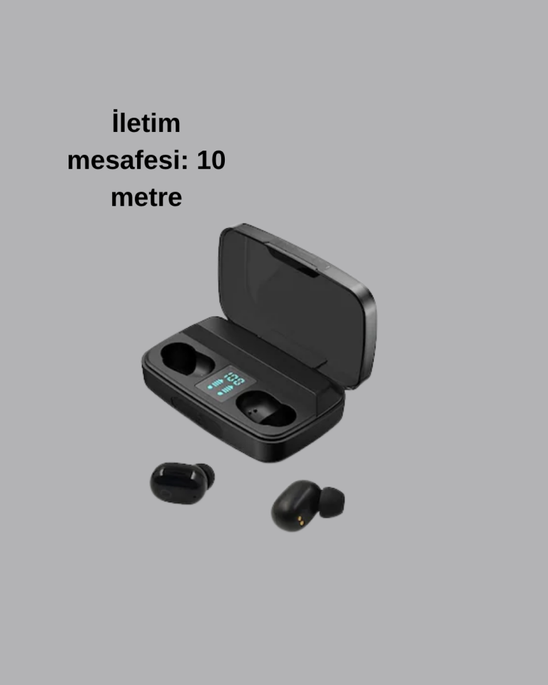 YamanHobi A10s TWS Bluetooth Kulaklık 1800 mAh Powerbank Özellikli Beyaz