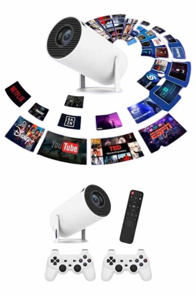 Full HD 8 GB Ayaklı Çift Kollu 4K Video Oyun Konsolu Taşınabilir Yeni Nesil - Lisinya