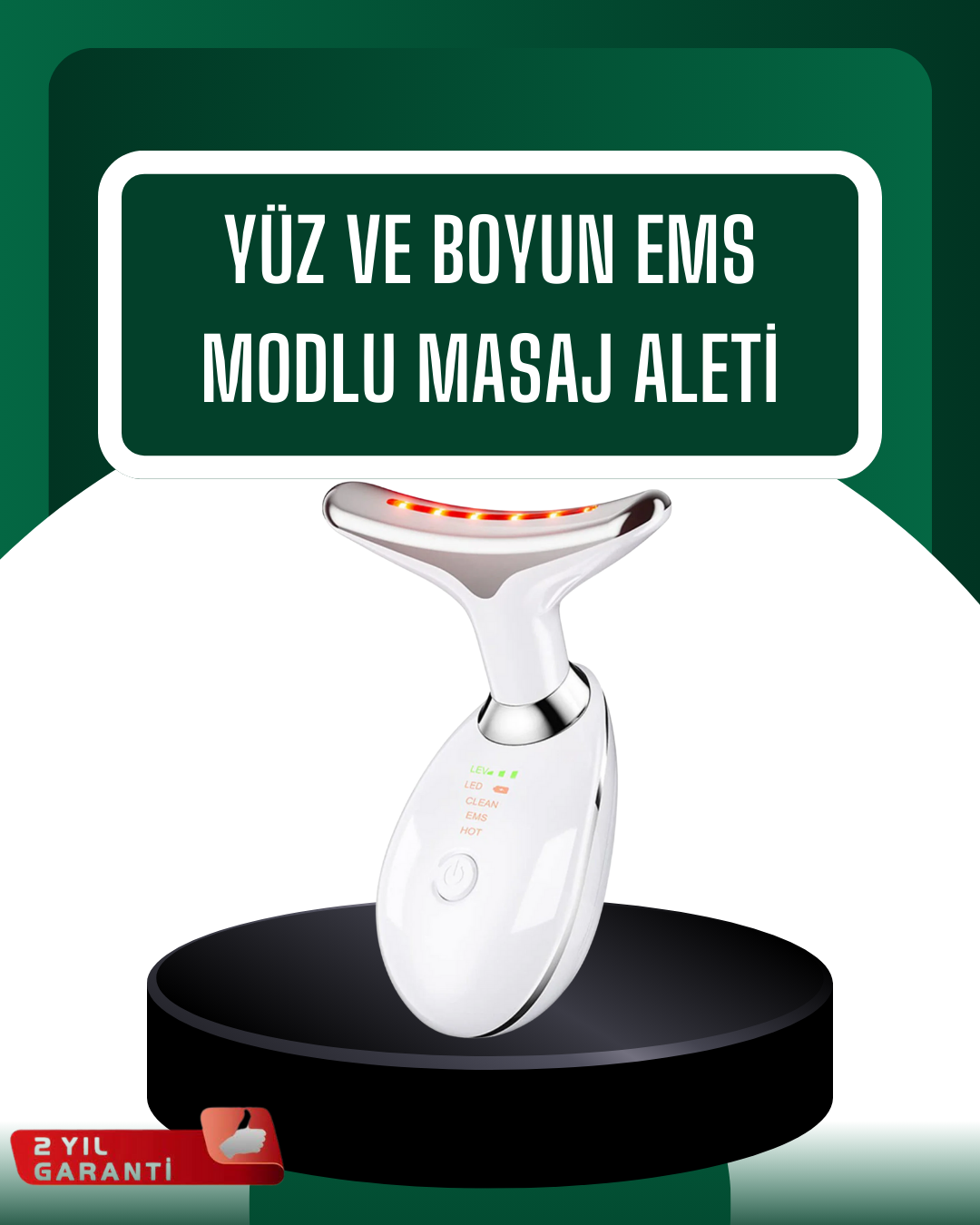 LED Işık Destekli Kırışıklık Karşıtı Yüz Bakım Aleti - Lisinya