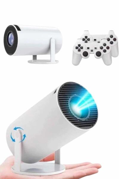 4K Wireless Çift Kollu Kumandalı Oyun Projeksiyonu Retro Video Oyunu Yeni Nesil - Lisinya