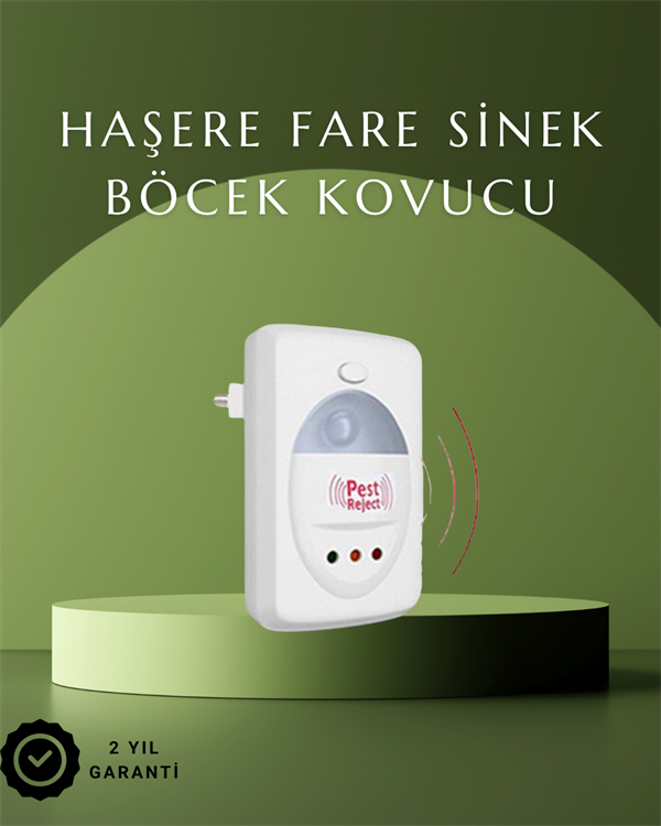 Ultrasonik Ses Dalgalarıyla Kimyasalsız Fare ve Böcek Kovucu Cihaz - Lisinya