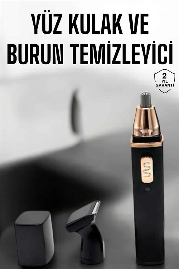 Seyahat Tipi Mini Taşınabilir Siyah Burun Kulak Yanak Kıl ve Tüy Temizleme Makinesi - Lisinya