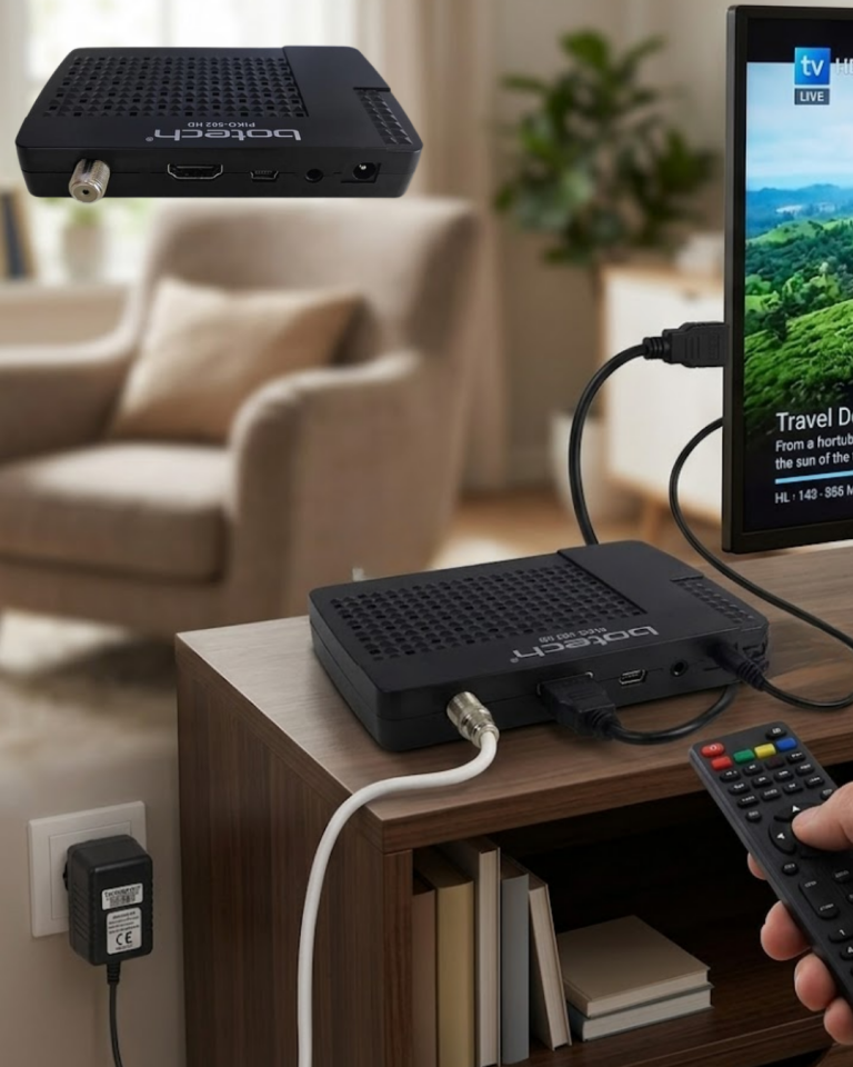 YamanHobi 1080P Full HD Uydu Alıcısı HDMI USB DVB-S2 Siyah